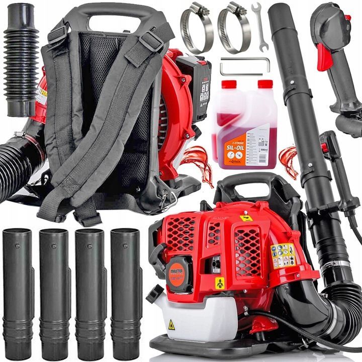 GARDEN leaf blower STRONG BACKPACK BLOWER in a starter set