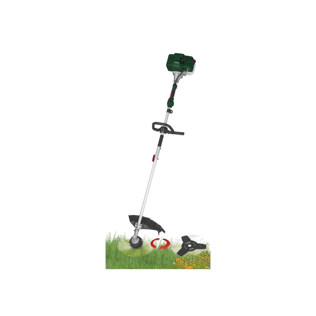 PARKSIDE® 4 in 1 Benzin-Kombigerät »PBK 4 B3«, 90 cm Verlängerungswelle