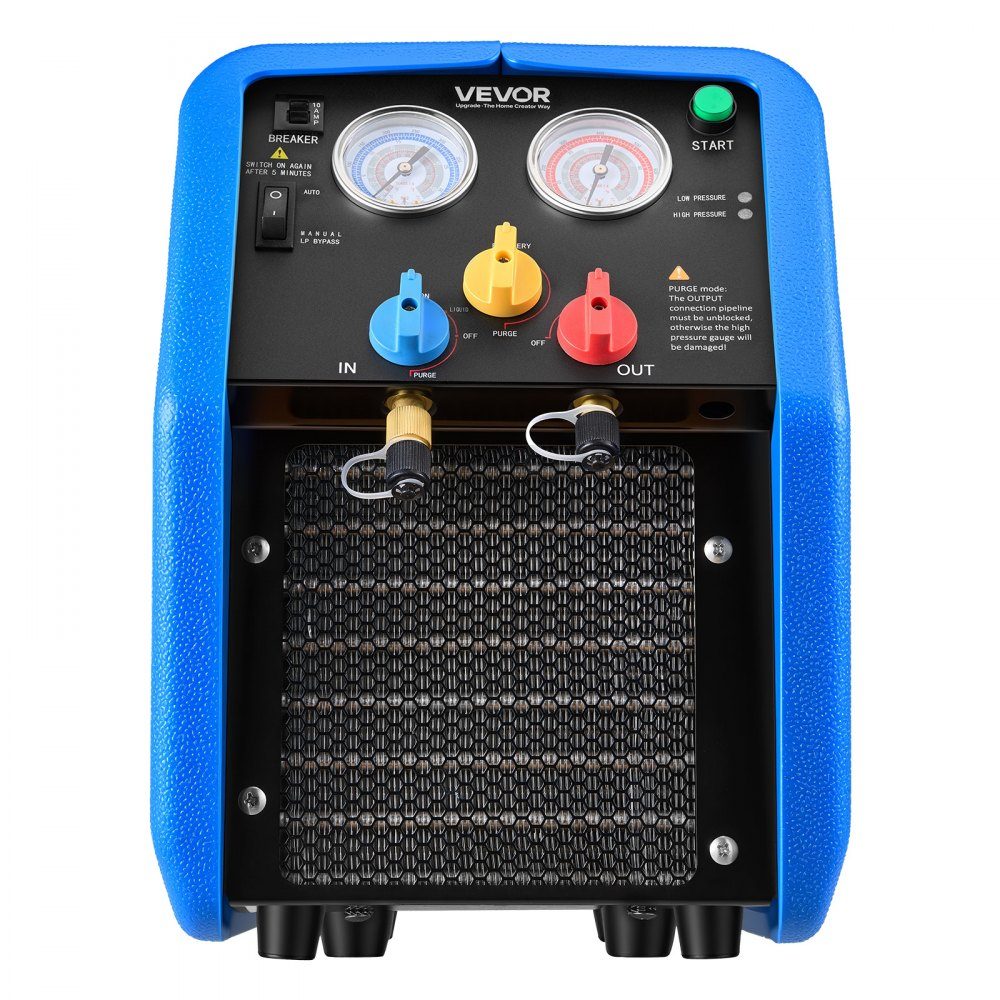 Refrigerant extraction device Portable refrigerant extraction station, 220V/50Hz 1450 rpm. 3/4 HP with single cylinder extraction system for refrigerants A1 and A2L, recovery device for vehicle and home air conditioning systems