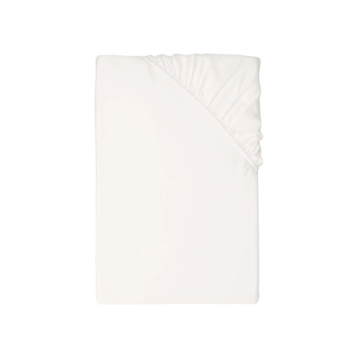 LIVARNO® Luxus-Satin-Spannbettlaken, 140-160x200x27cm, weiß
