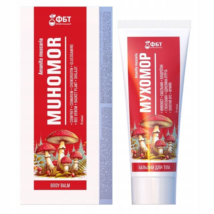 Amanita Muscaria – Massagelotion für Muskeln und Gelenke, 75 ml
