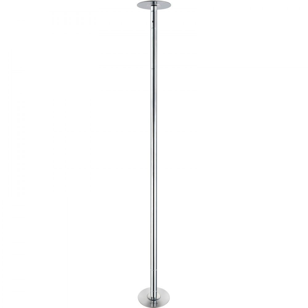 Professional Dance Pole, Pole Dance Portable Dance Pole Professional Approx. 88"-112" Height Adjustable Removable Fitness Pole Spinning Fitness Silver, Dance Pole Gyms, Clubs, Parties