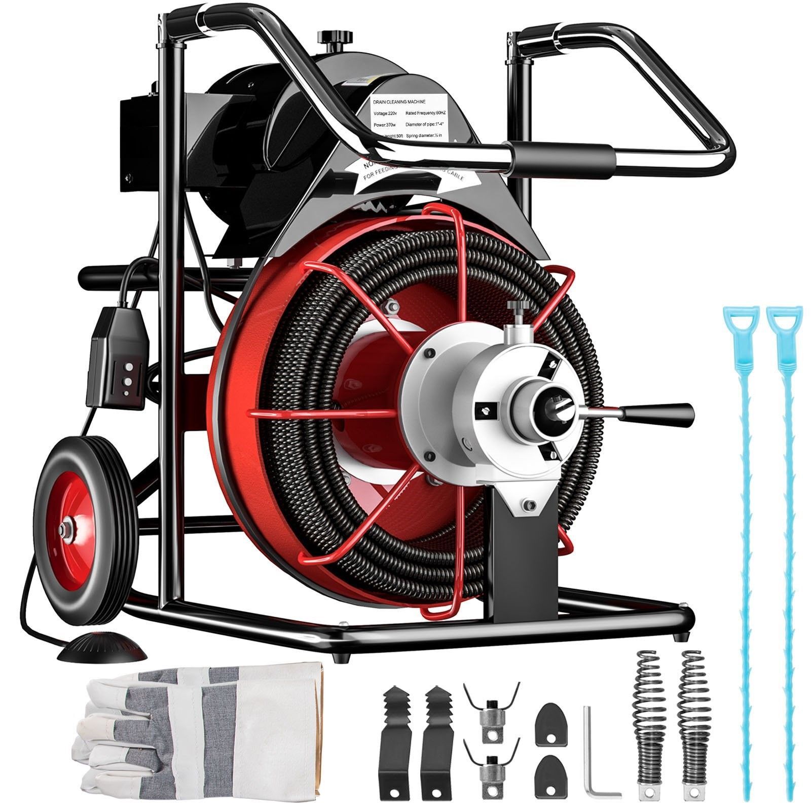 Handwerk Profi Rohrreinigungsmaschine Rohrreiniger StahlKabel Rohrreinigungsspirale Abflussreiniger Abflussreinigungsmaschine Reinigungswerkzeuge 15m Spindel Handwerk Profi Rohrreinigungsmaschine Rohrreiniger StahlKabel Rohrreinigungsspirale Abflussreiniger Abflussreinigungsmaschine Reinigungswerkzeuge 15m Spindel