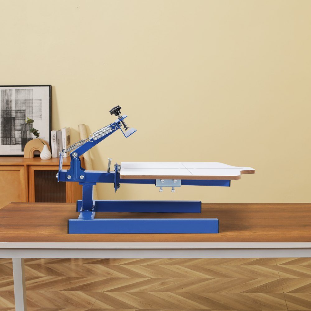 Screen Printing Press T-Shirt Screen Printing Machine 1 Color + 1 Station, T-Shirt Press, Heat Press for DIY, Printer for Textile Printing, Clothing, Pillowcases, Luggage, etc