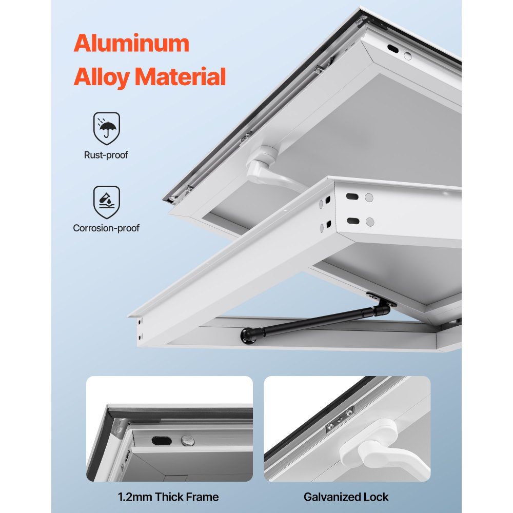 Snack window (1880 x 1016 mm), service window with aluminum frame for snack trailers, serving window with 85° opening angle for food trucks, rainwater-resistant drinks window