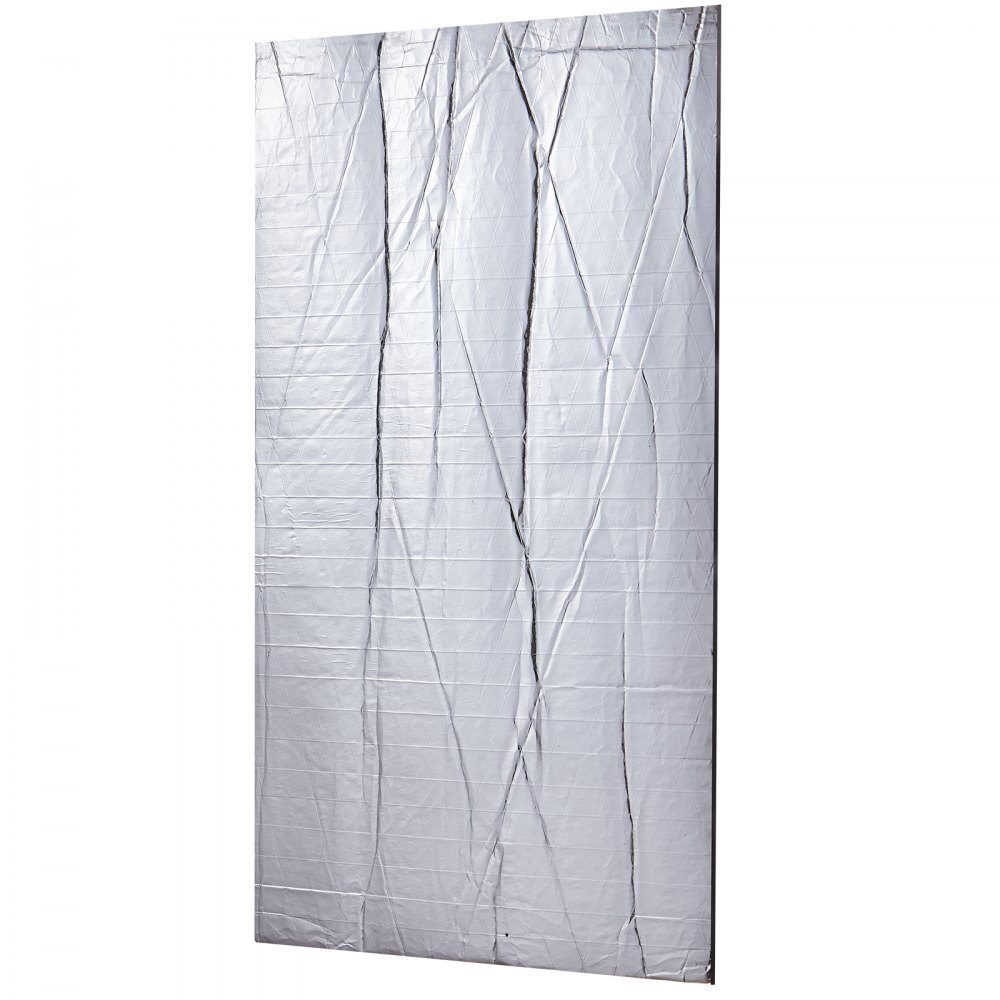 Tapis d'isolation de voiture 3,3 m² Tapis anti-battement 419,1 x 8001 mm Isolation de véhicule Feuille d'aluminium de 200 mil (5 mm) d'épaisseur Tapis insonorisant Résistant à la chaleur Isolation phonique Isolation acoustique Isolation phonique