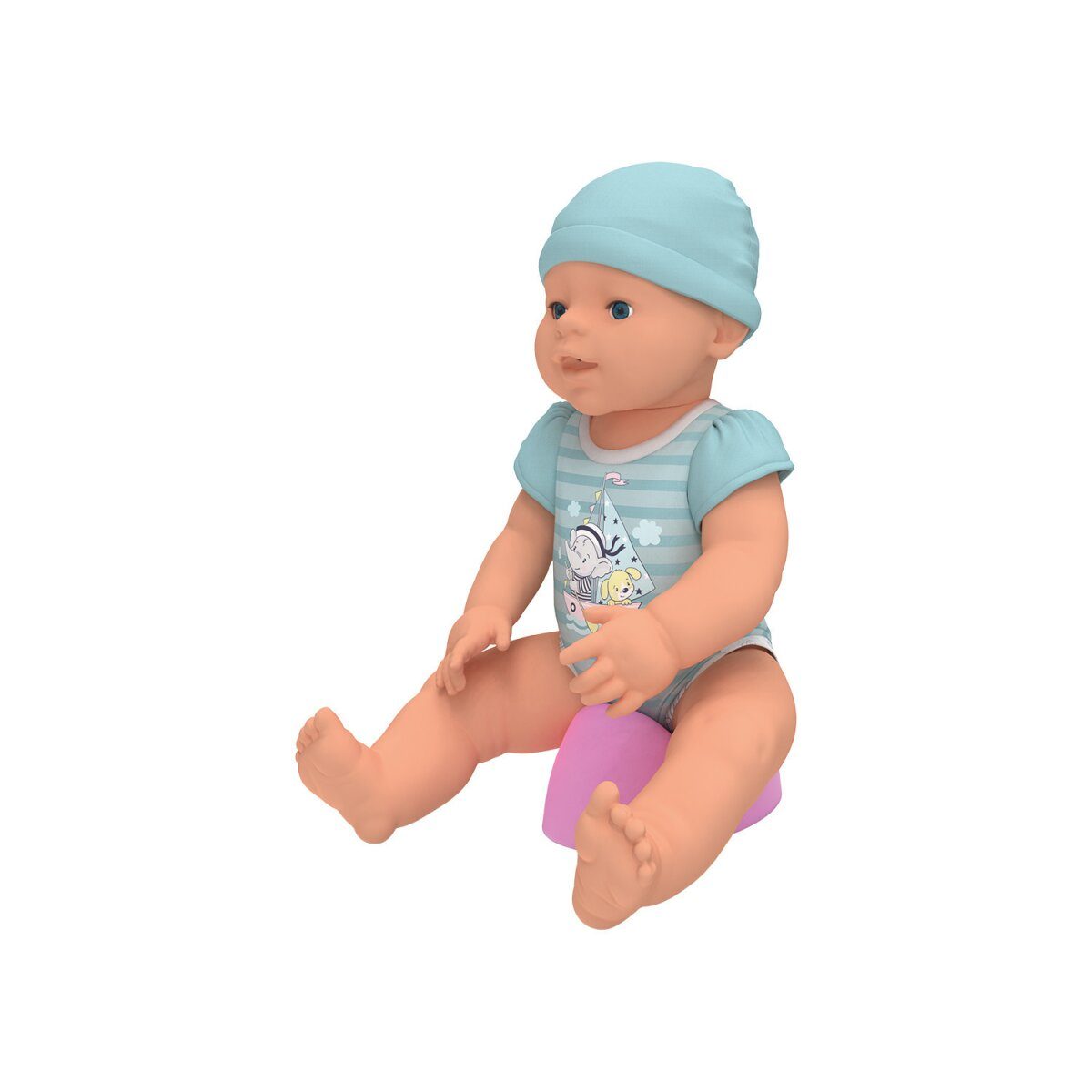 Verspielte Babypuppe „Toni“, mit Trink- und Benetzungsfunktion