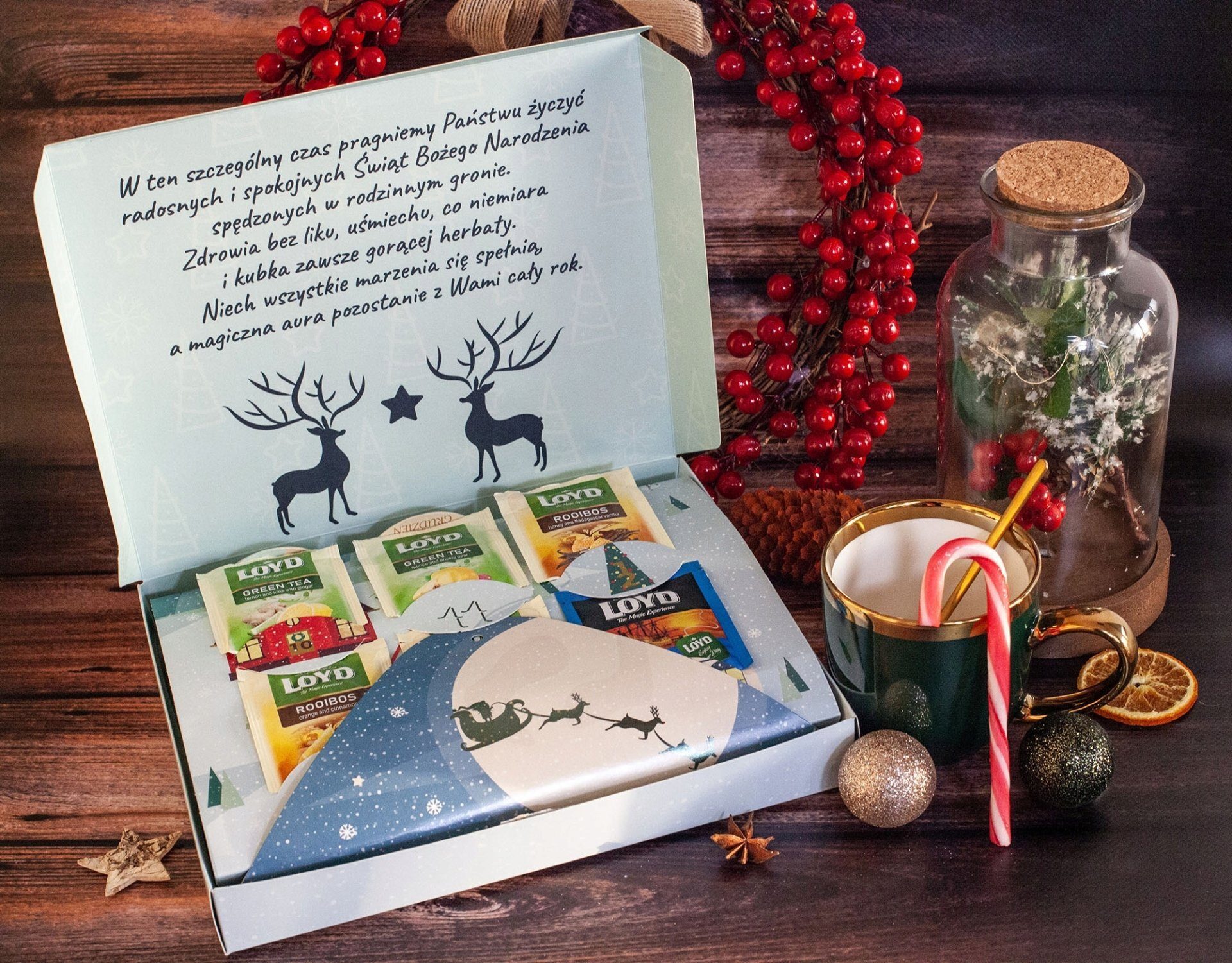 Loyd Winter-Adventskalender mit 24 besonderen Teegeschenken