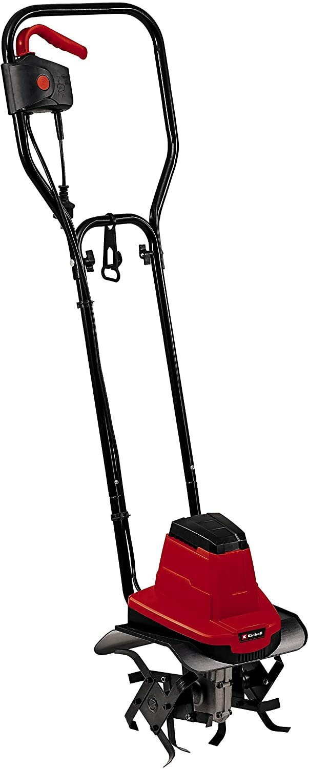 Glebogryzarka elektryczna Einhell GC-RT 7530 (750 W, szerokość robocza 30 cm, głębokość robocza 200 mm, 4 solidne noże tnące, składana prowadnica, odciążenie kabla) Glebogryzarka elektryczna Einhell GC-RT 7530 (750 W, szerokość robocza 30 cm, głębokość robocza 200 mm, 4 solidne noże tnące, składana prowadnica, odciążenie kabla)