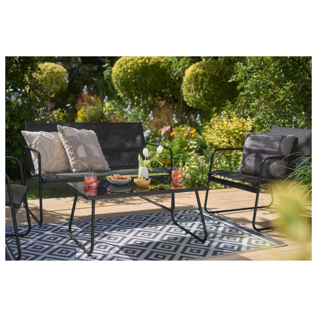 LIVARNO® lounge set, 4 pieces