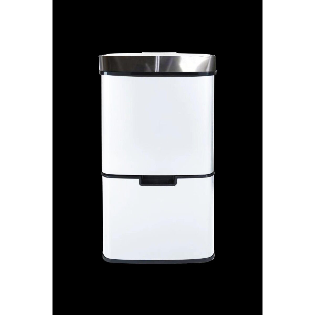 Poubelle à capteur Ribelli, 4 compartiments, 72 L, blanc