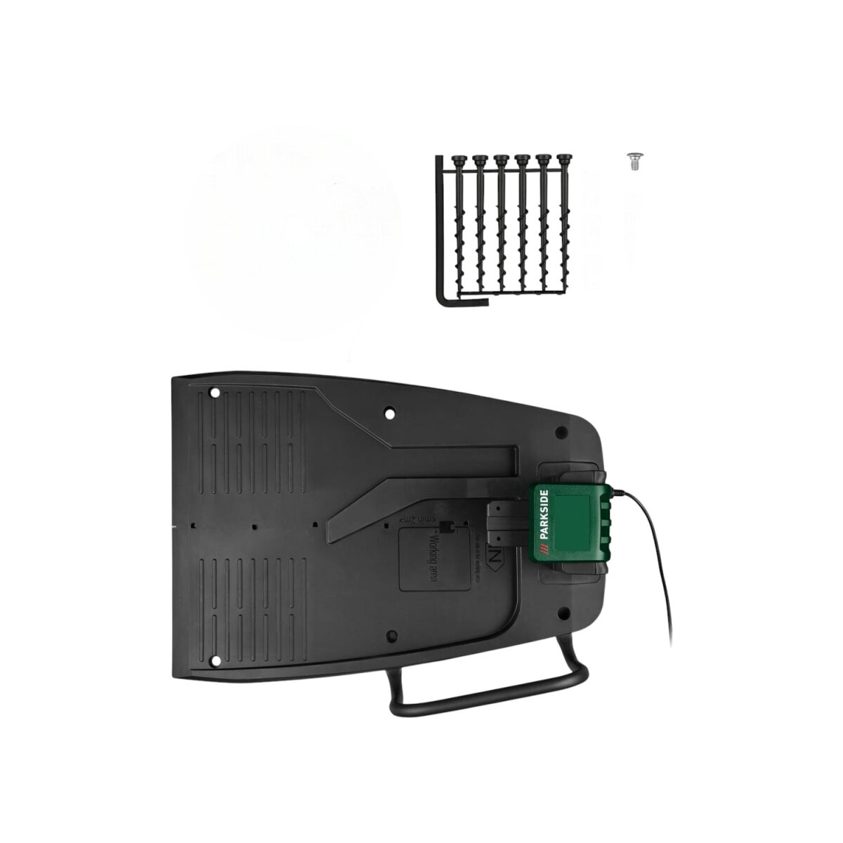 Kosiarka automatyczna PARKSIDE® 20 V PAMR 500 A1, z akumulatorem i stacją ładującą używana Kosiarka automatyczna PARKSIDE® 20 V PAMR 500 A1, z akumulatorem i stacją ładującą używana