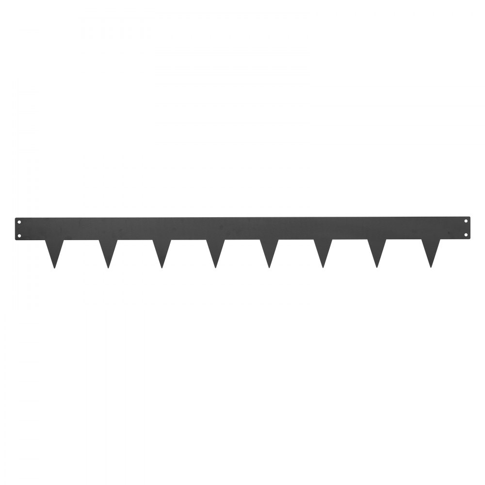 Obrzeże do trawnika, opak. 10 szt., 1016x114,3 mm, obrzeże grządki z 11 klipsami mocującymi, obrzeże grządki ze stali ocynkowanej, blachy trawnikowe, krawędź kosząca, palisada metalowa do kwietników i ścieżek ogrodowych, czarna Obrzeże do trawnika, opak. 10 szt., 1016x114,3 mm, obrzeże grządki z 11 klipsami mocującymi, obrzeże grządki ze stali ocynkowanej, blachy trawnikowe, krawędź kosząca, palisada metalowa do kwietników i ścieżek ogrodowych, czarna