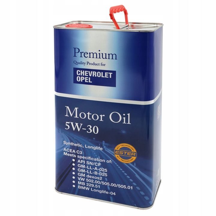 Opel 5W30 motorolie dakraam - 5L