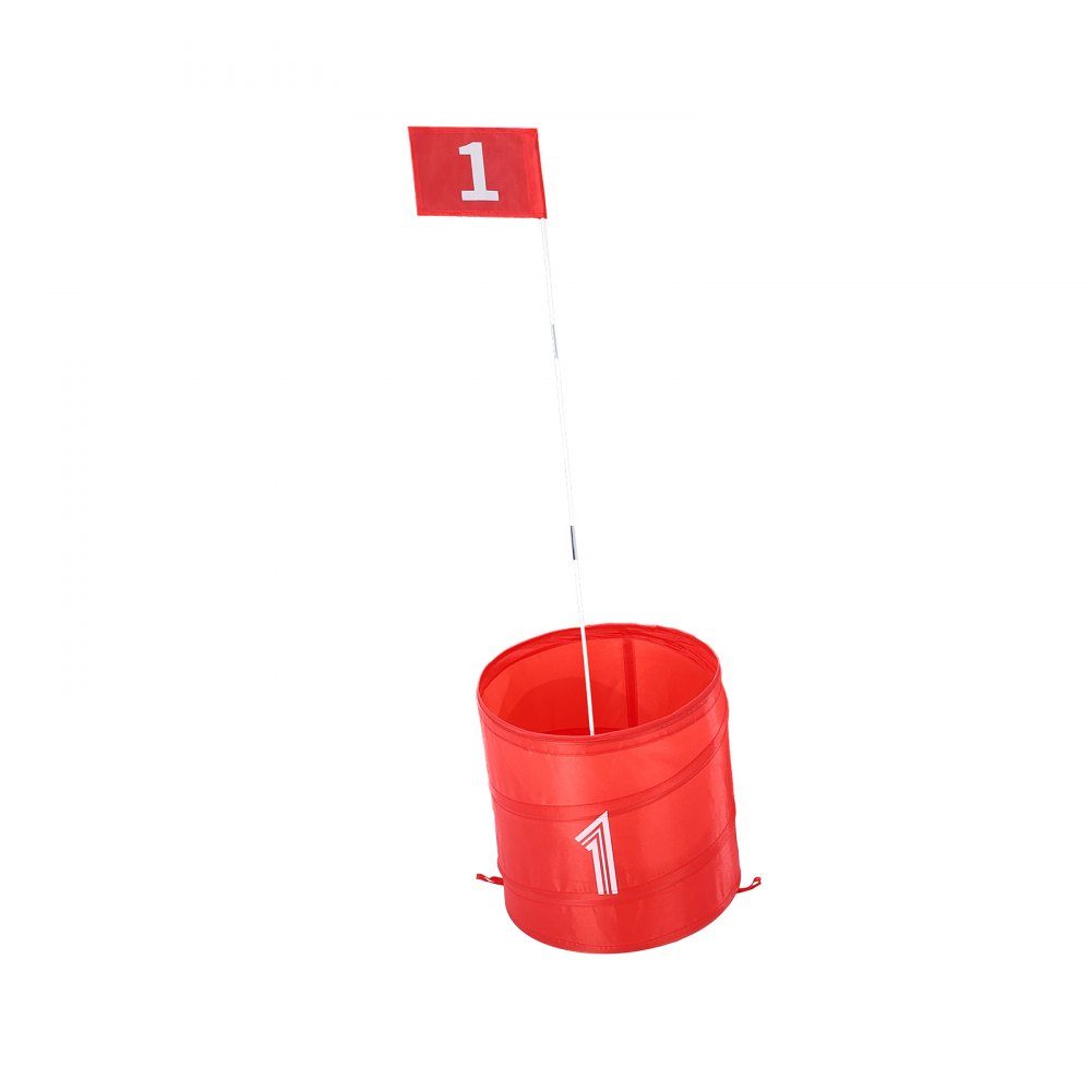 Golfspiel-Set, 3-Loch-Golfplatz, Golf-Übungsspiele im Eimer, Outdoor-Golf-Chipping-Spiel, tragbares Outdoor-Golfspiel für Rasen, Hof, Camping, Park, Strand