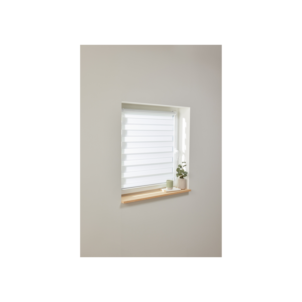 LIVARNO Home Duo roller blind, 100 x 150 cm, with transparent and opaque segments