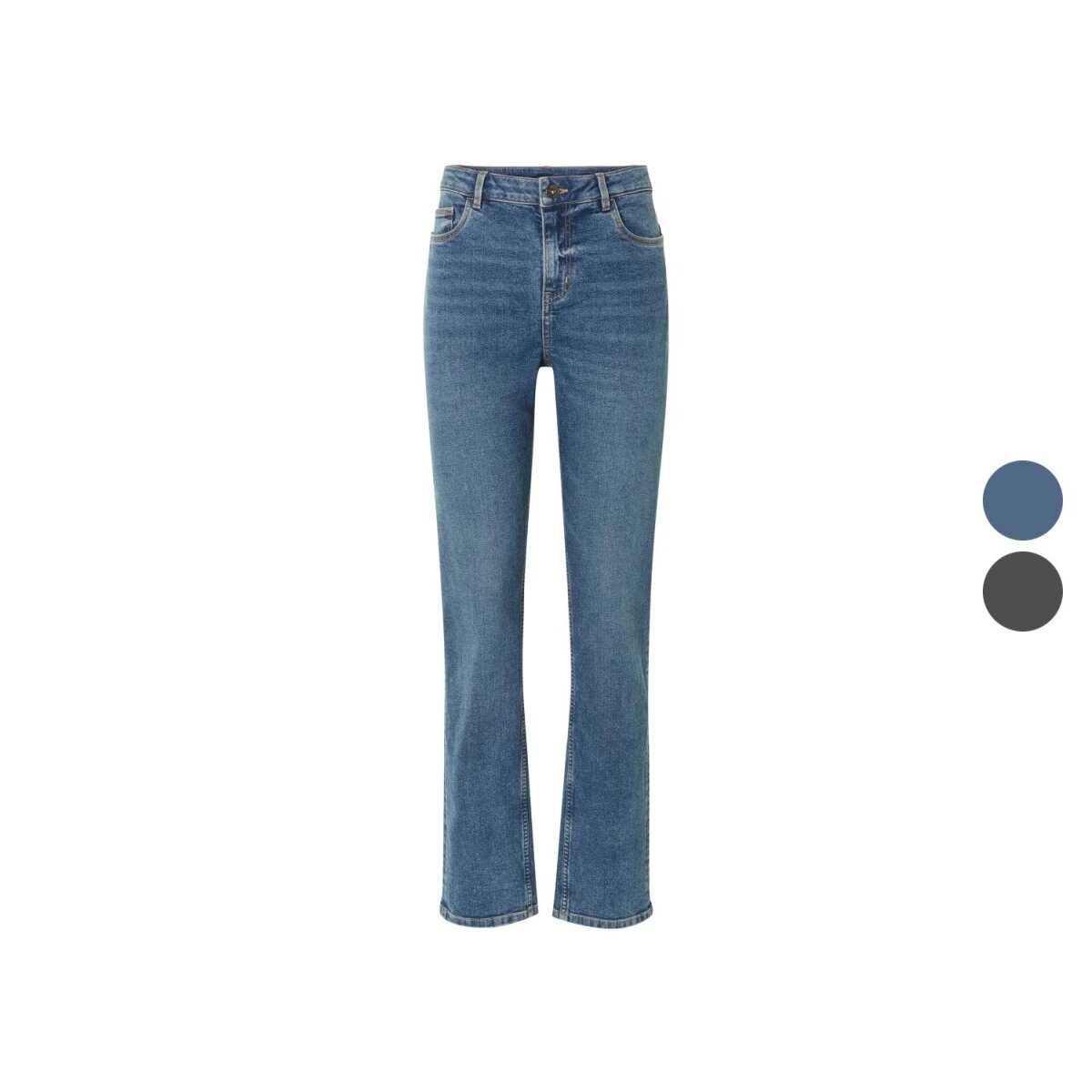 esmara® women's jeans, straight fit, with a high waist