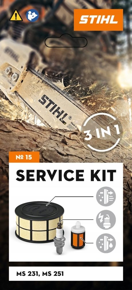 STIHL Inspektionsservice-Set Nr. 15 für MS 231, 251 1143 007 4100