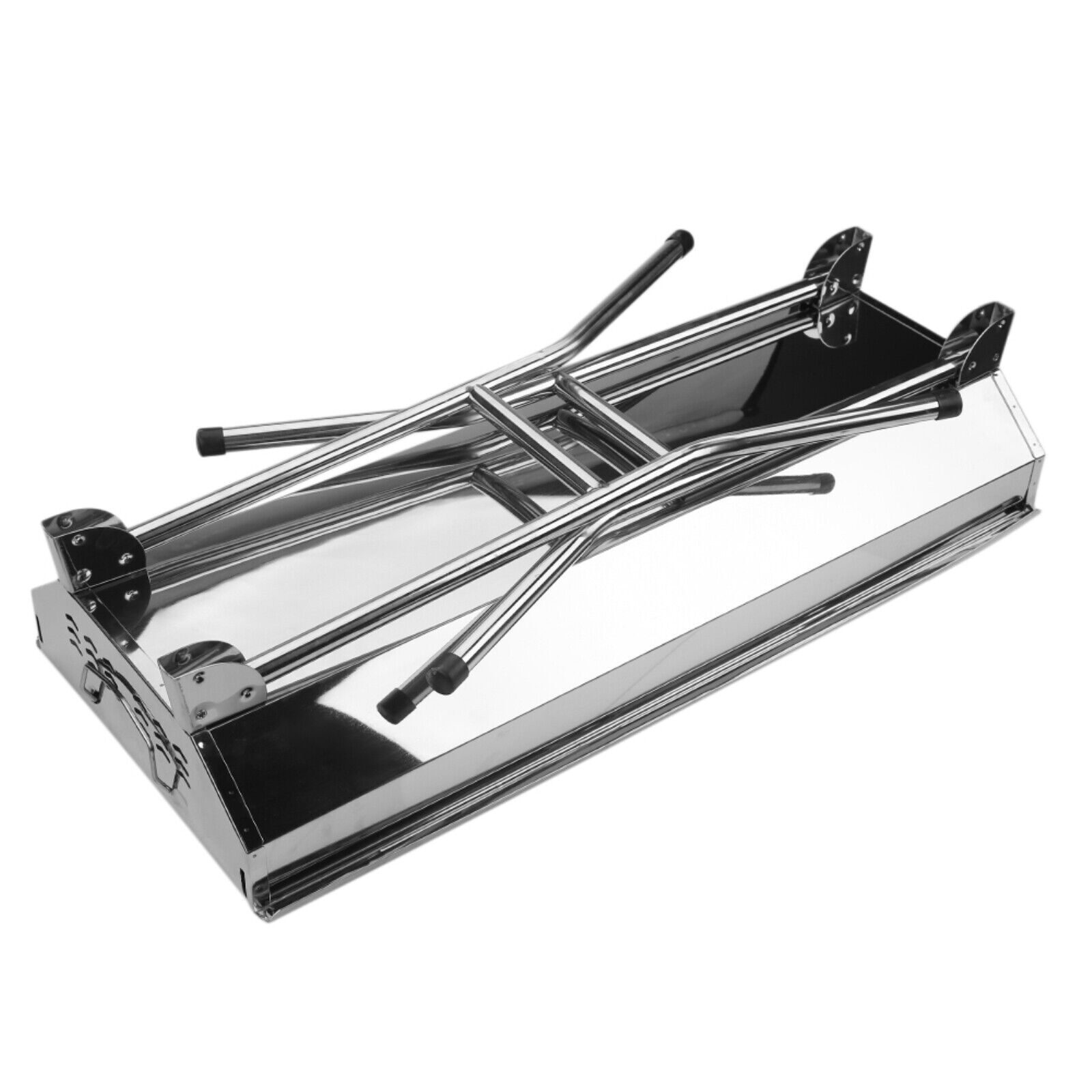 BBQ Stainless Steel Charcoal Grill Folding Grill Standing Grill Portable Camping Grill