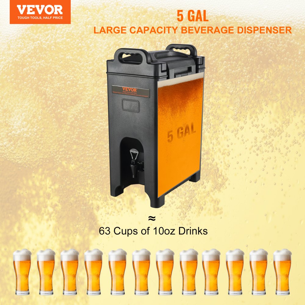 Heiß- und Kaltgetränkespender Getränkespender 18,9 L, LDPE Heiß- und Kaltwasserbrunnen Großer Getränkespender mit Zapfhahn für Kaffee, kalte Milch, Wasser, Saft etc. Isolierkanne 1-2 Personen Heiß- und Kaltgetränkespender Getränkespender 18,9 L, LDPE Heiß- und Kaltwasserbrunnen Großer Getränkespender mit Zapfhahn für Kaffee, kalte Milch, Wasser, Saft etc. Isolierkanne 1-2 Personen