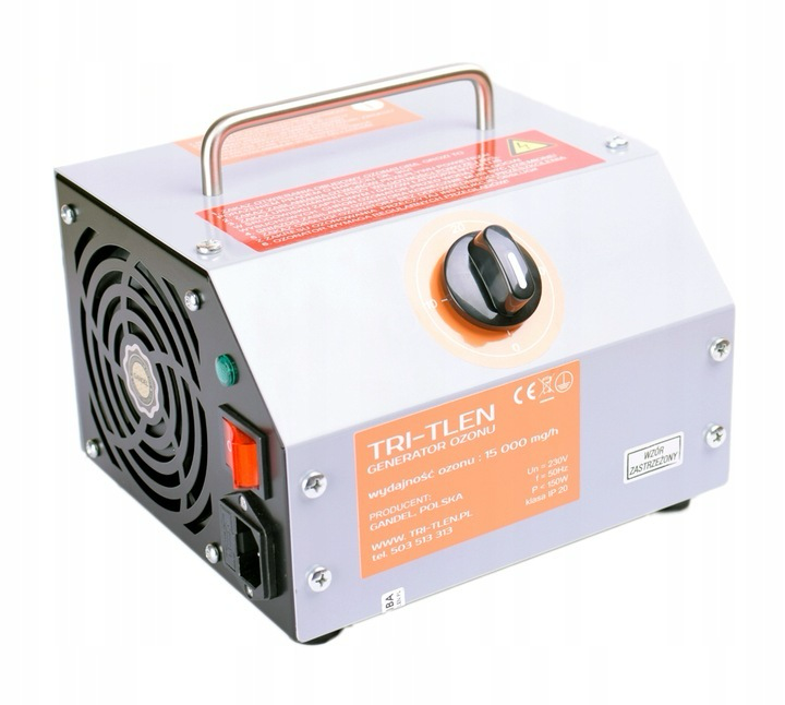Générateur d'ozone Eco 15000 mg/h – appareil à ozone, purificateur d'air à l'ozone