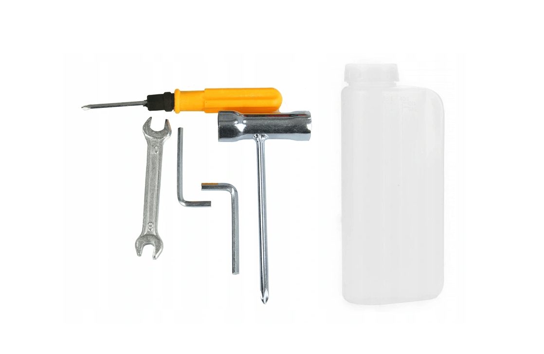 Petrol earth auger, earth auger, earth hole auger, post auger, ice auger, starter set XXXL + 3 DRILLS 15/20/25