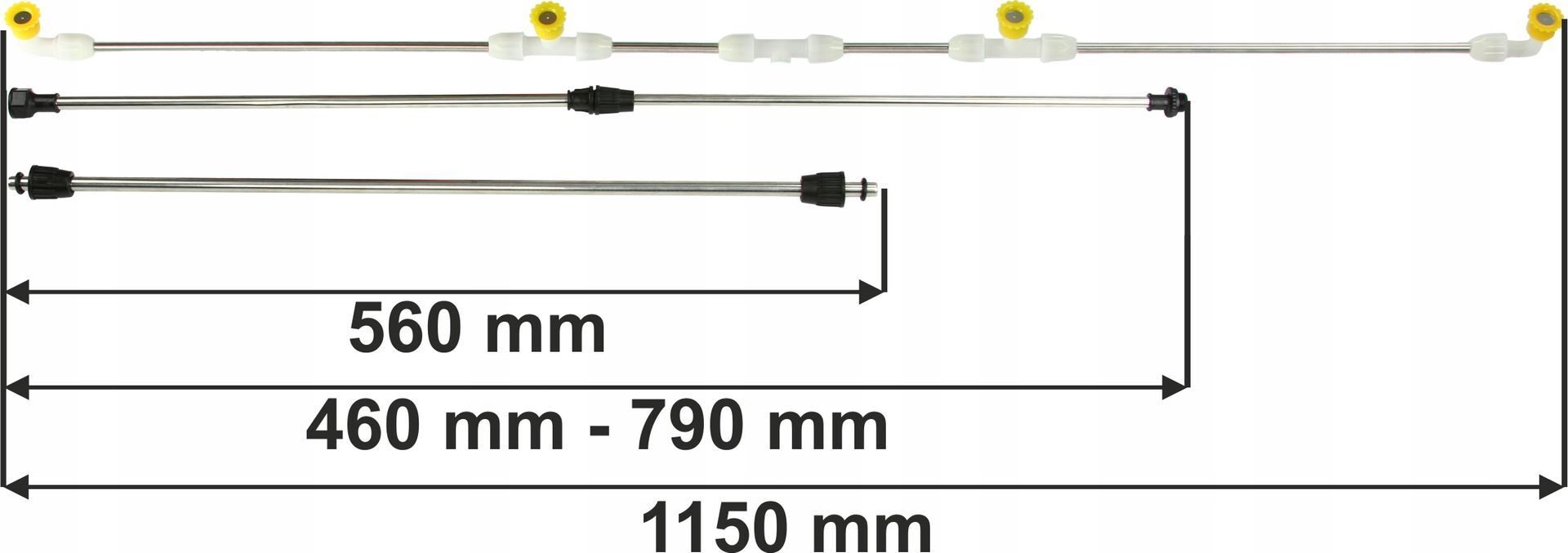 Drucksprüher Rückensprüher Drucksprüher Pumpsprüher Gartensprüher 16l Akku Profi-Set 1,20m