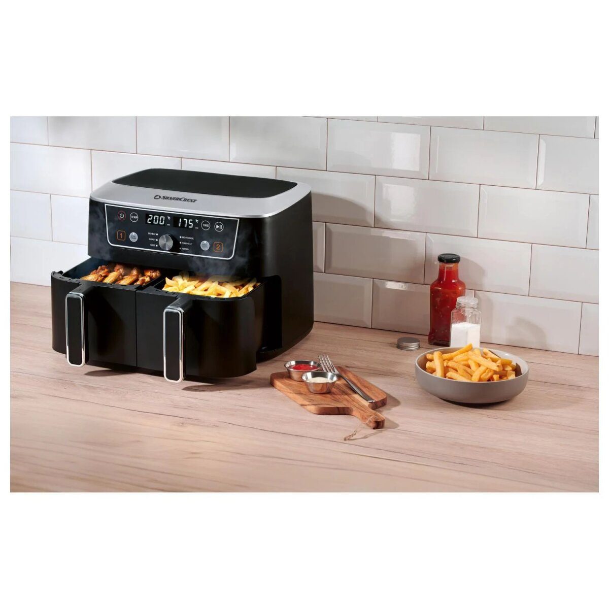 SILVERCREST® heteluchtfriteuse »SHFDD 2600 B2«