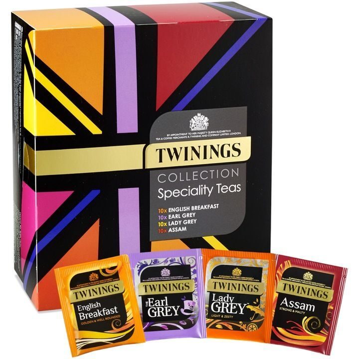 Twinings Black Express Teeservice, 40-teilig