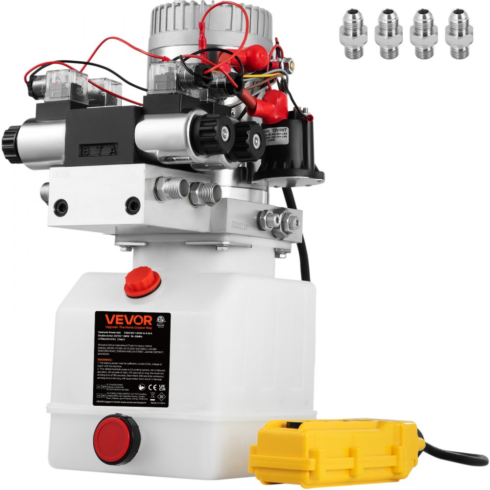 12V Dubbelwerkende Dubbelwerkende Hydraulische Pomp 4.5L Hydraulische Unit Kipper Pomp ZZ004234 Elektrische Hydraulische Pomp 12V Dubbelwerkende Dubbelwerkende Hydraulische Pomp 4.5L Hydraulische Unit Kipper Pomp ZZ004234 Elektrische Hydraulische Pomp