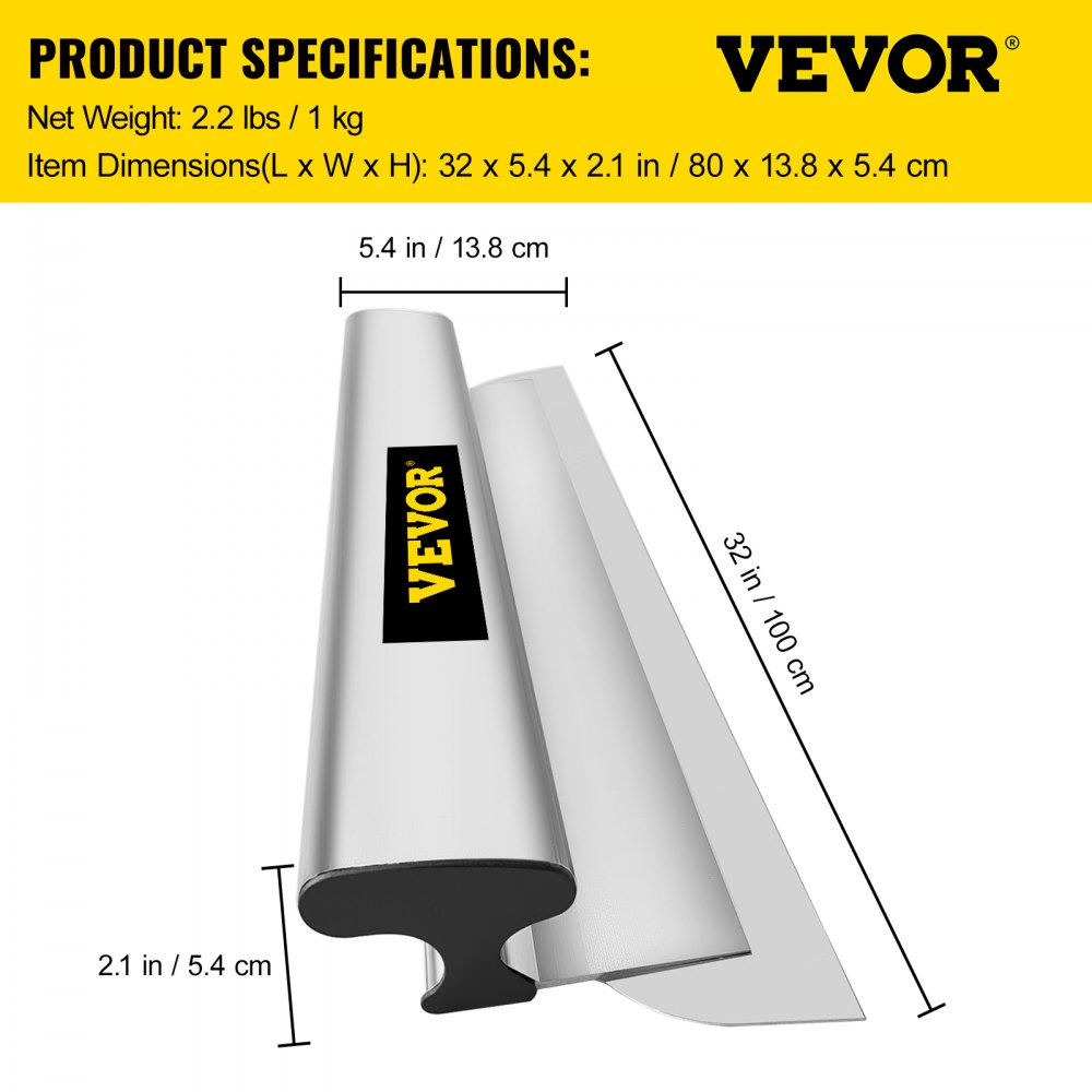 Trockenbau-Abziehklinge, 40-Zoll-Glättungs-Knock-Down-Messer, Edelstahl-Spachtelmesser-Endbearbeitungswerkzeug, schlagfeste Endkappen für Sheetrock-Trockenbau-Gyprock-Wandplatten, Gipskartonplatten Trockenbau-Abziehklinge, 40-Zoll-Glättungs-Knock-Down-Messer, Edelstahl-Spachtelmesser-Endbearbeitungswerkzeug, schlagfeste Endkappen für Sheetrock-Trockenbau-Gyprock-Wandplatten, Gipskartonplatten