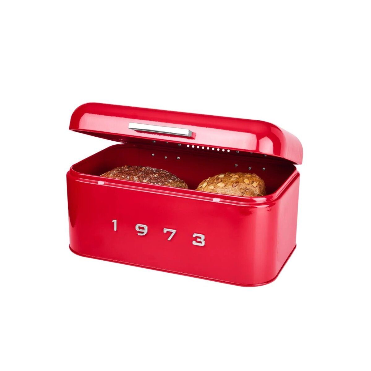 Boîte à pain SILVERCREST® »1973«, en métal peint par poudrage