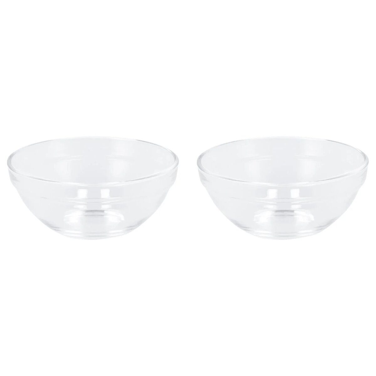 SILVERCREST® glass serving bowls set, 2 pieces. / 4 pcs. (17 cm set of 2)
