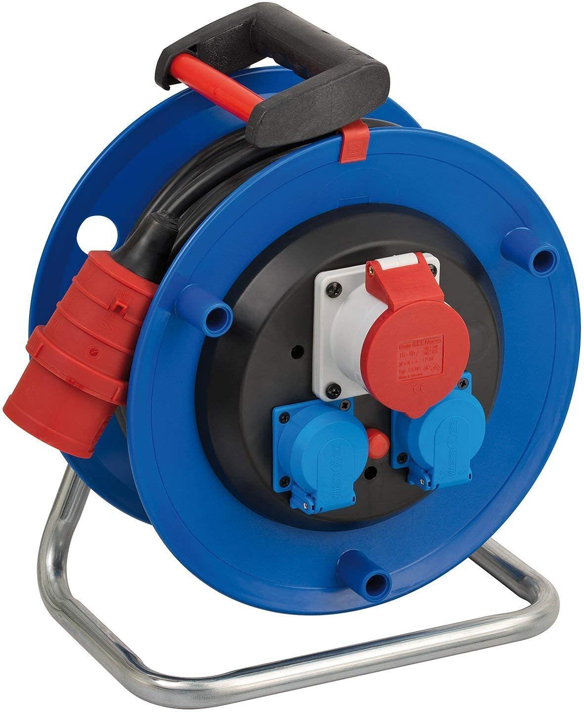 Brennenstuhl Garant CEE 1 Kabeltrommel 30m (CEE-Kabeltrommel aus Spezialkunststoff, für den Innenbereich, Made in Germany)