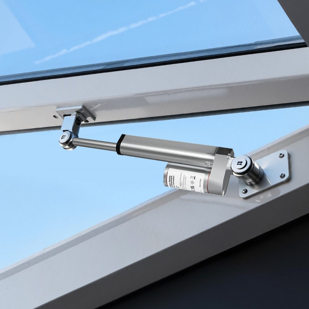 12-V-Linearaktuator, 101,6-mm-Linearmotor mit 15 mm/s, 1000-N-Linearaktuator mit IP54-Schutz und Montagehalterung, Lineartechnik-Aktuatoren für Aufzugstische, Liegestühle, Fenstertüröffner