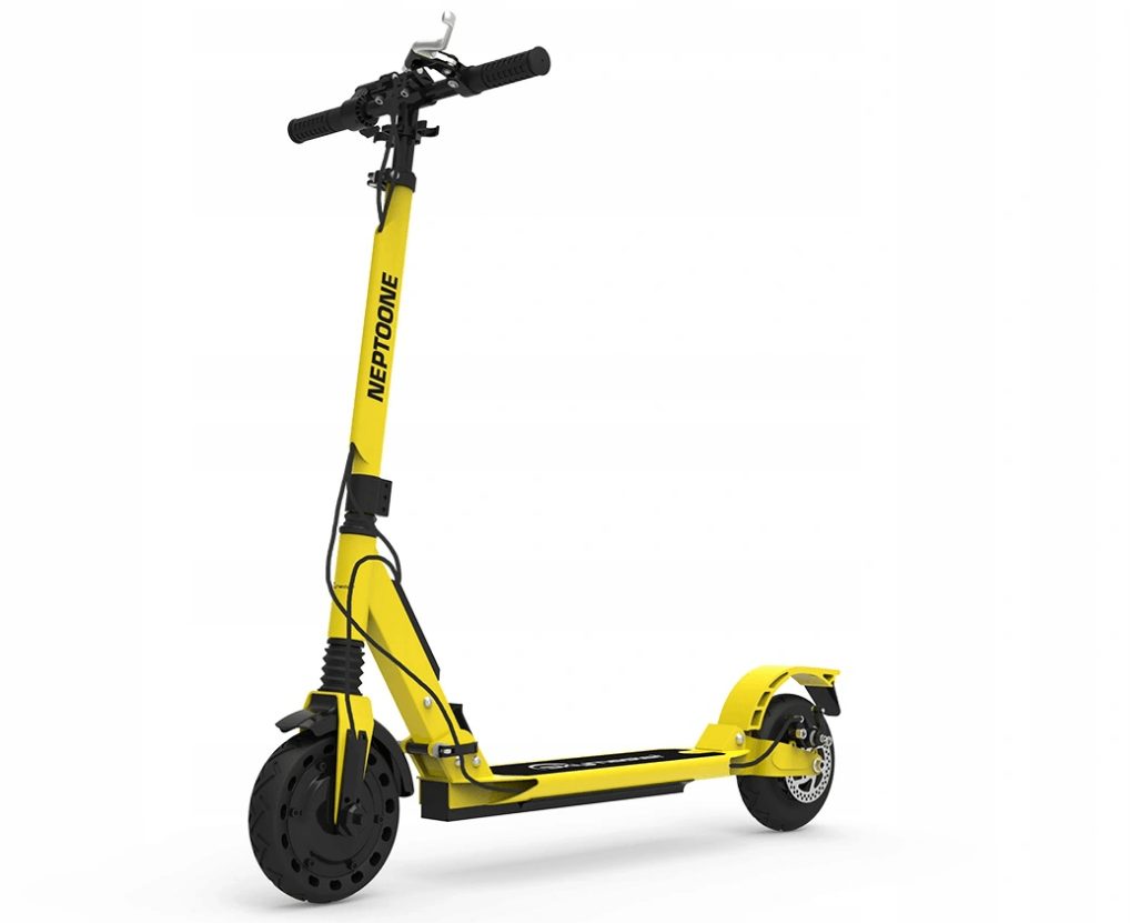 #DAYDEAL# Trottinette électrique Skymaster jaune ensemble complet