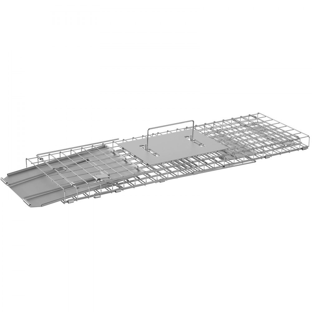 Pułapka na kuny 610x203x203mm pułapka na żywo drut ocynkowany drut żelazny pułapka na króliki pułapka na zwierzęta druciana pułapka box trap uniwersalna klatka do łapania szopów koty wiewiórki wiewiórki
