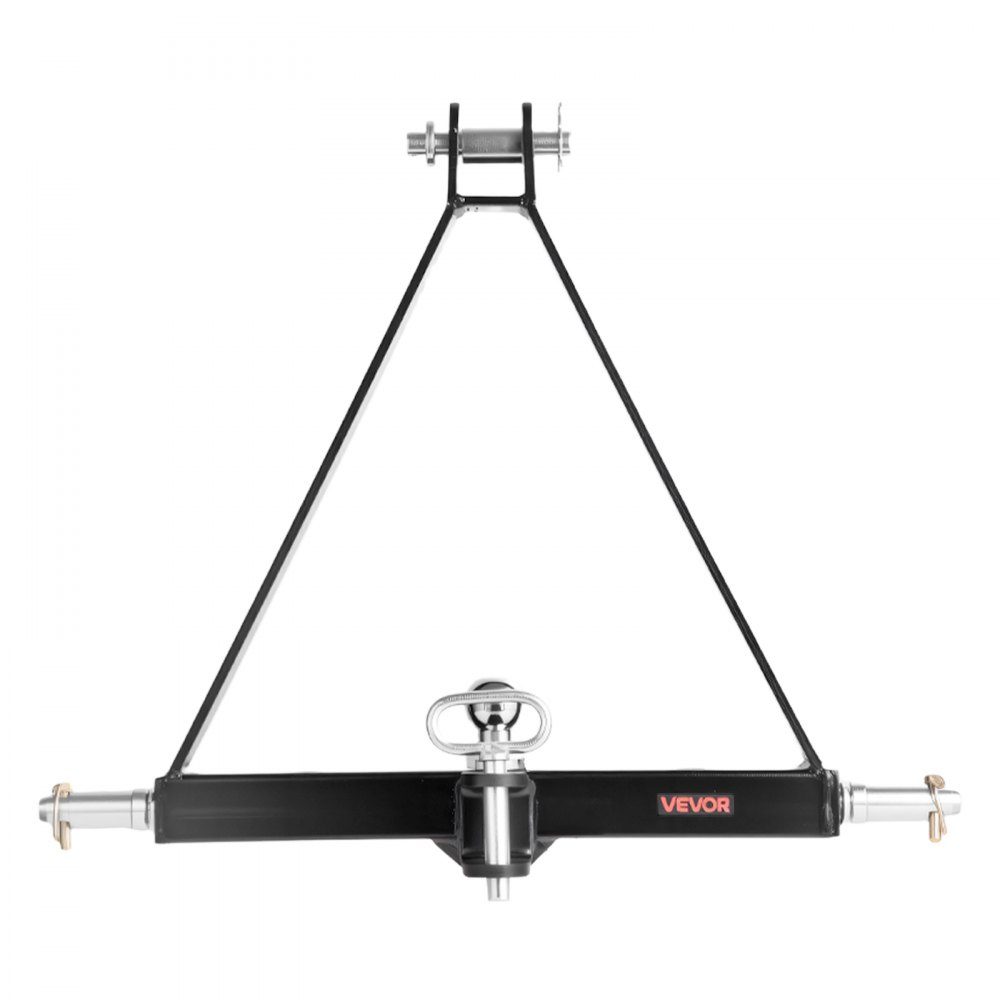 3 Point Tow Hitch with 1-7/8" Receiver 3 Point Mount 2721kg Tractor Tow Hitch Adapter Compatible with Kubota, Mahindra, John Deere, Massey Ferguson, 505x575x130mm – Part No. HT-22459