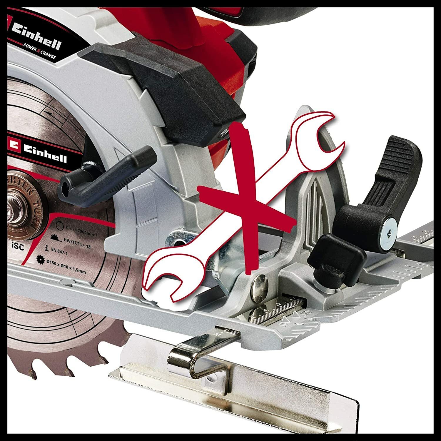 Einhell Akku-Handkreissäge TE-CS 18/150 Li-Solo Power