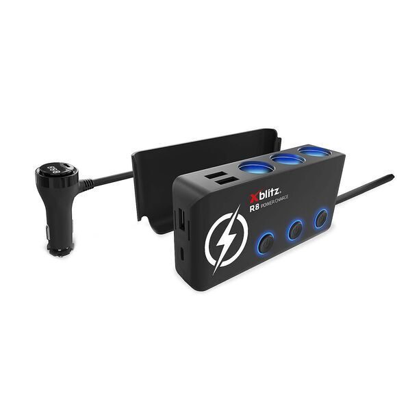 Power Charge Car Truck Splitter 12/24V Multifunktionskonverter