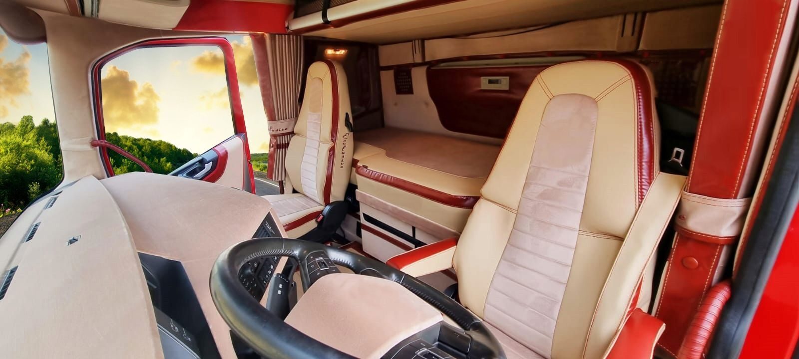 Handgefertigte VOLVO FH LKW-SITZBEZÜGE VOLVO FH4 FH5 Komplettset