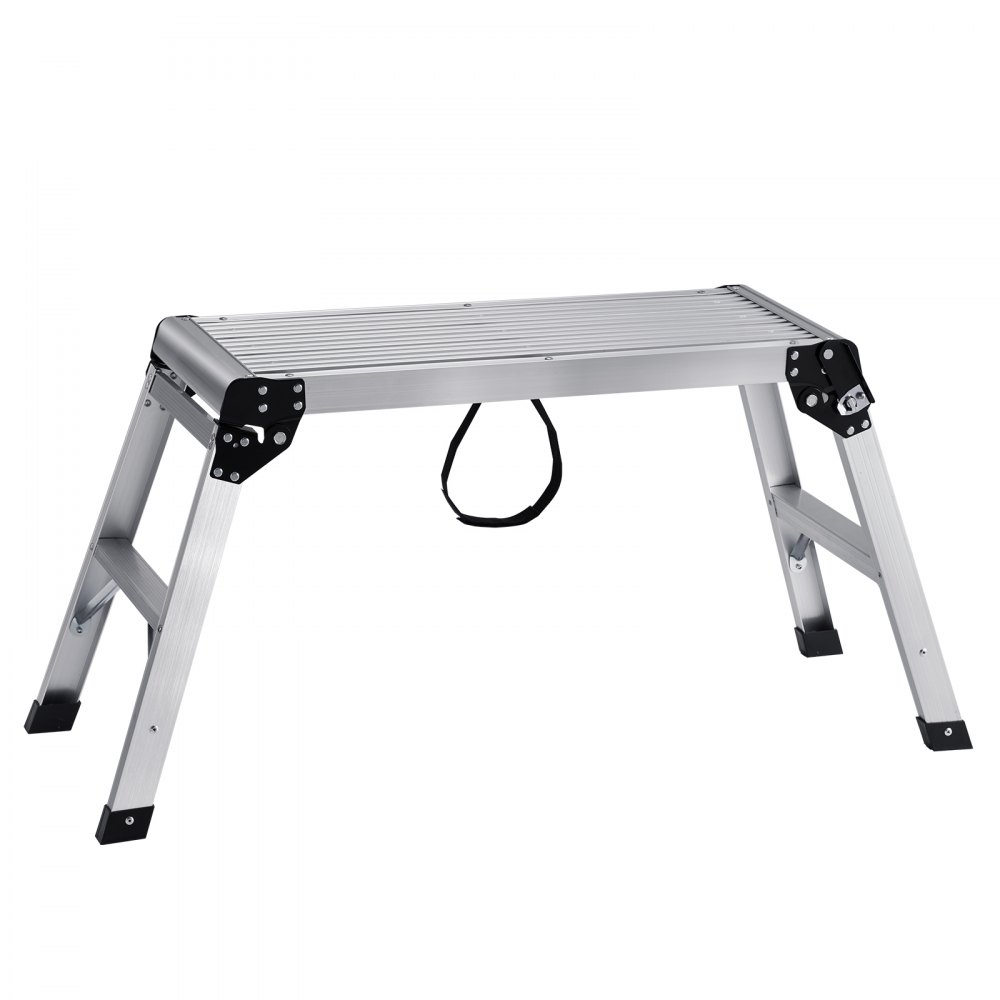 Aluminium-Arbeitsplattform, klappbare Werkbank, 76 x 30 x 50,8 cm, Arbeitsplattform, 150 kg Tragkraft, Stufenbank mit Sicherheitsschlössern, Trittleiter für Heimbüro, Werkstatt und Garage, Silber Aluminium-Arbeitsplattform, klappbare Werkbank, 76 x 30 x 50,8 cm, Arbeitsplattform, 150 kg Tragkraft, Stufenbank mit Sicherheitsschlössern, Trittleiter für Heimbüro, Werkstatt und Garage, Silber