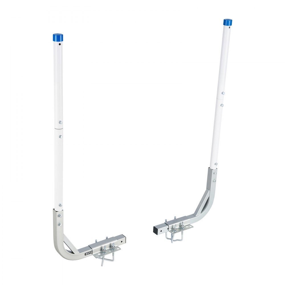 Bootsanhängerführung 775 mm / 1205 mm, 0–10 cm verstellbare Breite, Anhängerführung aus hochfestem Stahl mit PVC-Rohren, geeignet für Skiboote, kompakte Fischerboote, kleine Segelboote