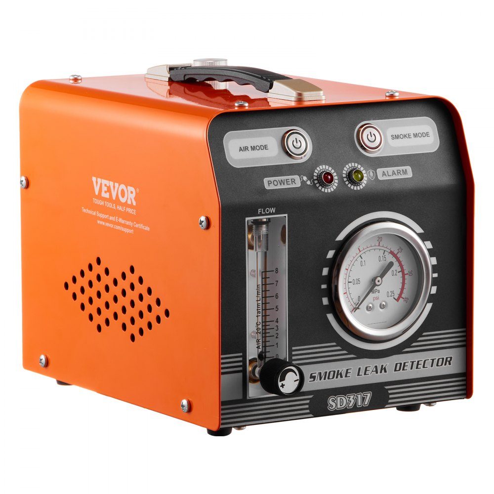 Auto-Nebelmaschine Nebelmaschine, Leckdetektor 8 l/min, Auto-Nebelmaschine Luftmodus & Rauchmodus zwei Modelle, Leckdetektor mit Manometer & Luftpumpen, Leckdetektor für EVAP-Systeme