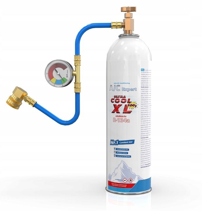 XL Navulset voor auto-airconditioner - R-134a 900 g XL Navulset voor auto-airconditioner - R-134a 900 g