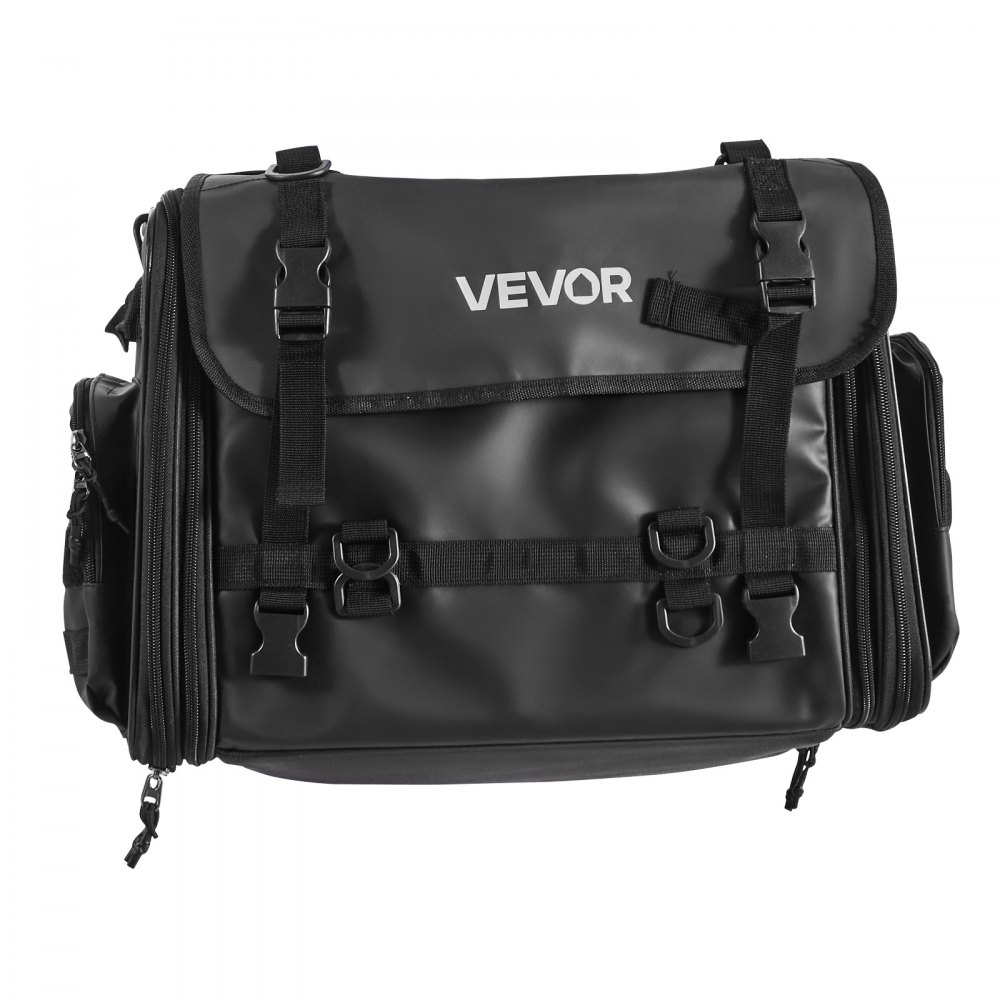Motorrad-Hecktasche, Rücksitztasche (40–60 l), mit wasserdichtem Regenschutz, Motorrad-Gepäckaufbewahrung, Gepäckträgertasche mit Schultergurt und elastischer Kordel, Motorradgepäck, Schwarz Motorrad-Hecktasche, Rücksitztasche (40–60 l), mit wasserdichtem Regenschutz, Motorrad-Gepäckaufbewahrung, Gepäckträgertasche mit Schultergurt und elastischer Kordel, Motorradgepäck, Schwarz