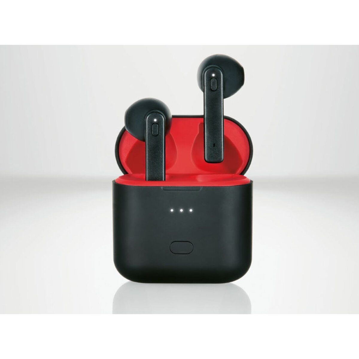 Casque SILVERCREST® »IPX 4 STSK 2 D4«, avec étui de chargement, noir/rouge