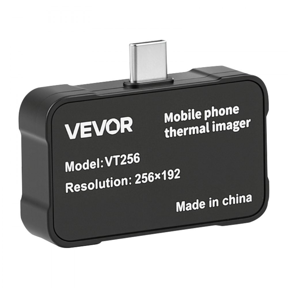 Thermal Imaging Camera for iOS and Android, Thermal Imaging Camera with 512x384 Super IR and 256x192 IR Resolution and Macro Lens for Smartphone Tablet with USB-C, 25Hz Infrared Camera for Inspections at -20°C to 550°C