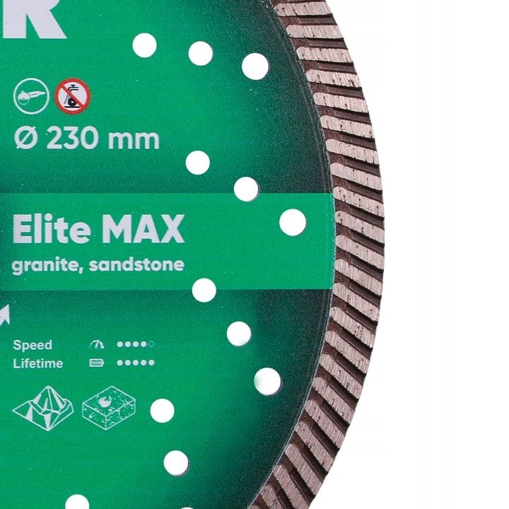 Diamond cutting disc Turbo 232 Elite Max Universal Premium 230 mm