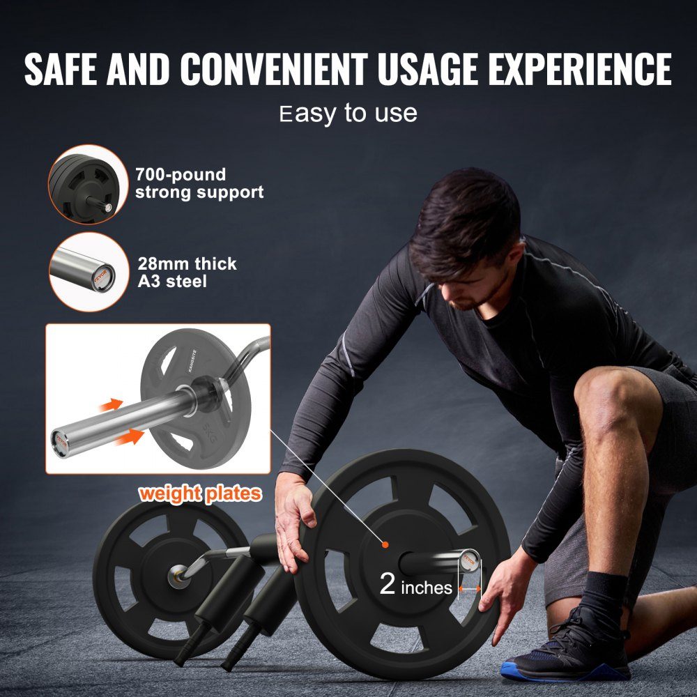Dumbbell bar dumbbell bar 2210 mm total length, barbell storage stand 315 kg load capacity, curl dumbbell bars steel barbell set, dumbbells, strength training